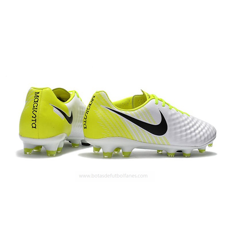 poco aparato Gallo Nike Magista Opus II FG – Blanco Oro Negro – ofertas botas de futbol,botas  de futbol multitacos