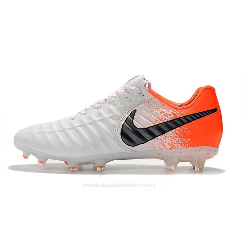 Nike Tiempo Legend FG – Blanco Naranja Negro – botas de futbol,botas de futbol