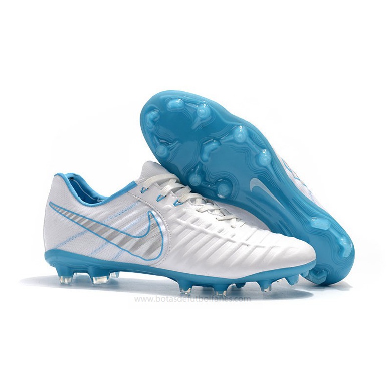 Comportamiento cielo conjunto Nike Tiempo Legend VII FG – Blanco Azul – ofertas botas de futbol,botas de  futbol multitacos