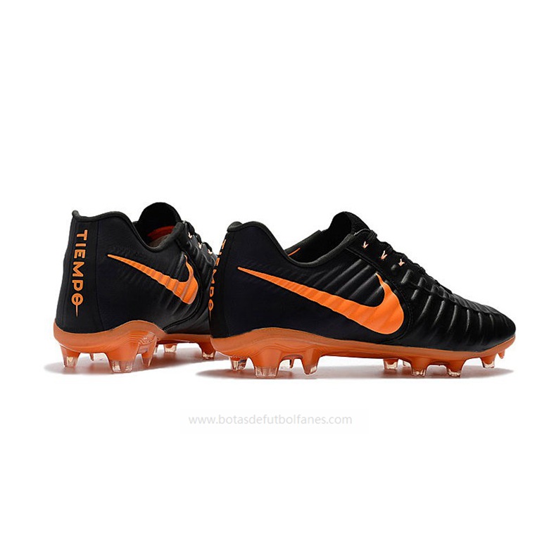 donante aburrido familia real Nike Tiempo Legend VII FG – Negro Naranja – ofertas botas de futbol,botas  de futbol multitacos