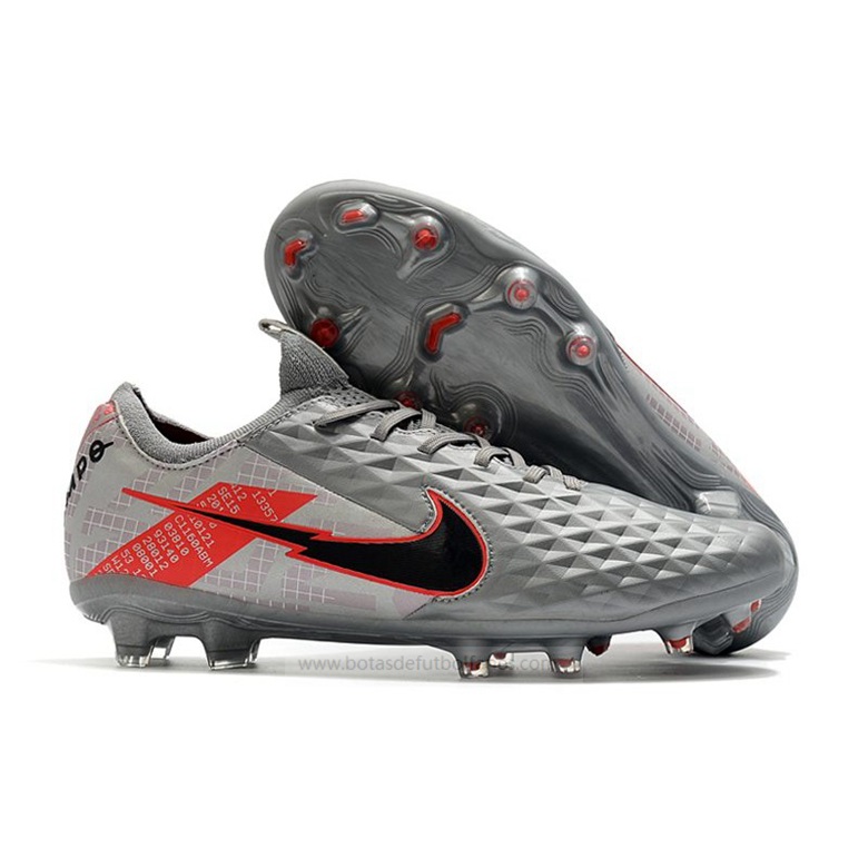 sección Catarata local Nike Tiempo Legend VIII Elite FG Gris Negro Rojo – ofertas botas de  futbol,botas de futbol multitacos