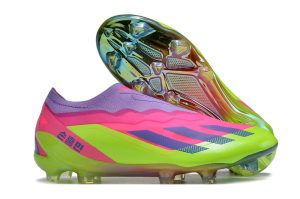 Botas de Fútbol Son Heung min-Adidas x23 crazyfast.1 FG Rosa Verde Púrpura
